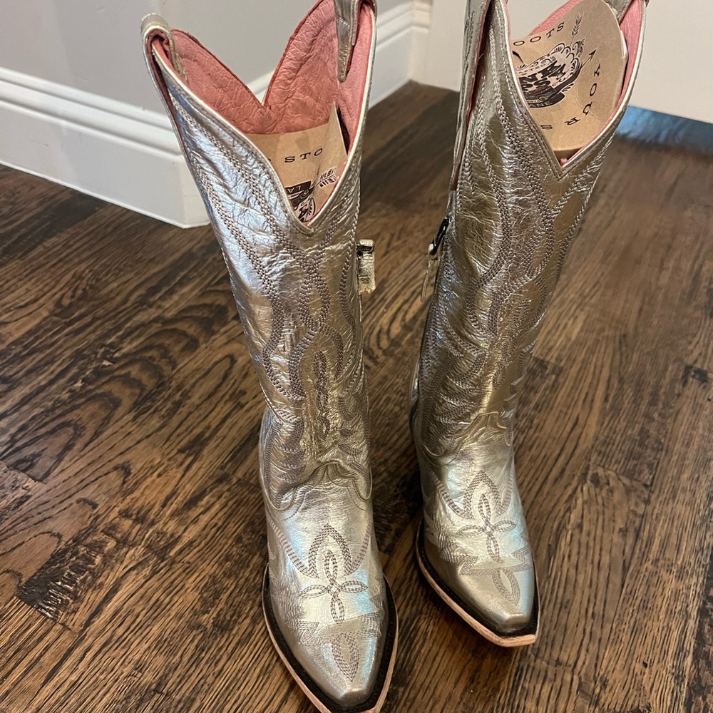 Stylish cowboy boots